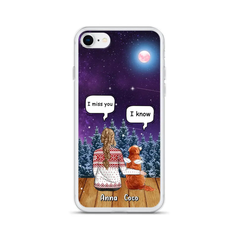 Personalized Memorial Pet Phone Case - Up to 4 Pets - Memorial Gift Idea For Dog/Cat Lover - Case For iPhone/Samsung