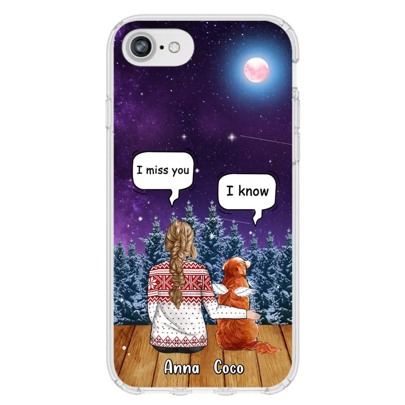 Personalized Memorial Pet Phone Case - Up to 4 Pets - Memorial Gift Idea For Dog/Cat Lover - Case For iPhone/Samsung