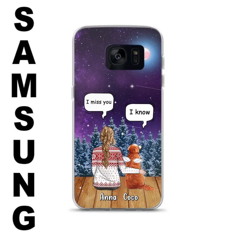 Personalized Memorial Pet Phone Case - Up to 4 Pets - Memorial Gift Idea For Dog/Cat Lover - Case For iPhone/Samsung