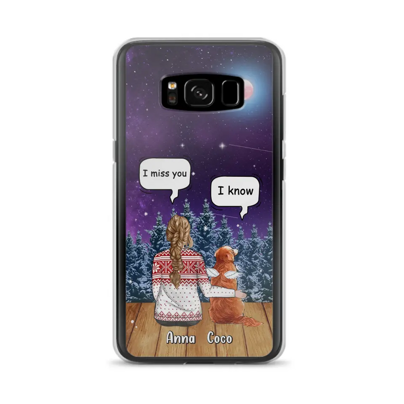 Personalized Memorial Pet Phone Case - Up to 4 Pets - Memorial Gift Idea For Dog/Cat Lover - Case For iPhone/Samsung