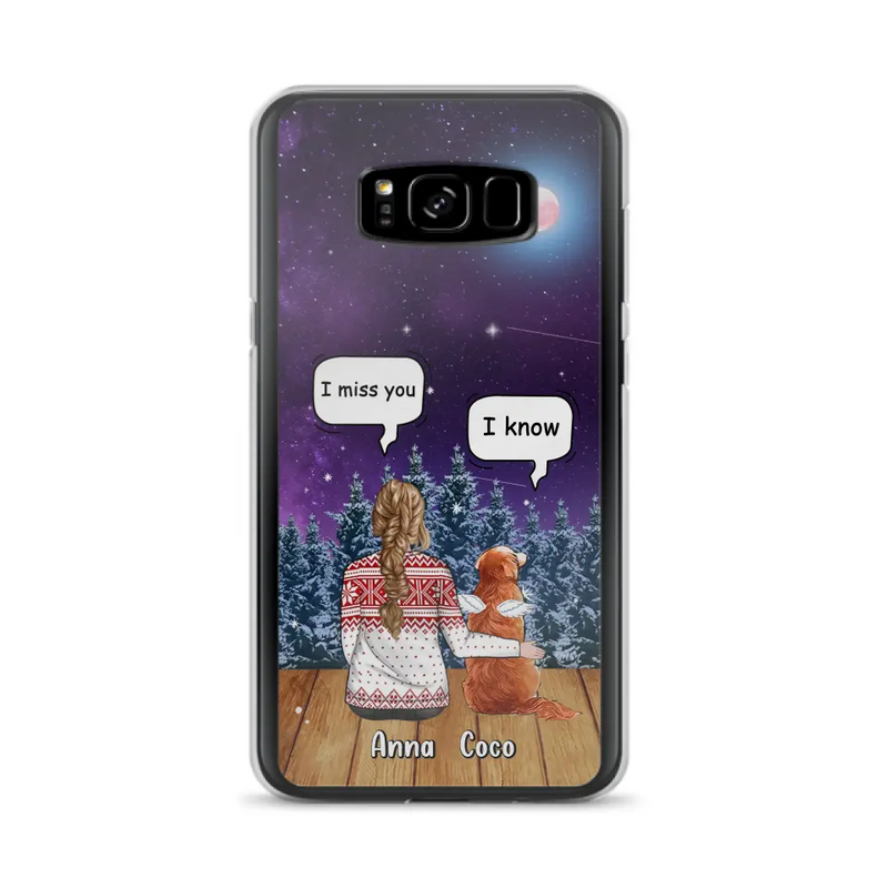 Personalized Memorial Pet Phone Case - Up to 4 Pets - Memorial Gift Idea For Dog/Cat Lover - Case For iPhone/Samsung