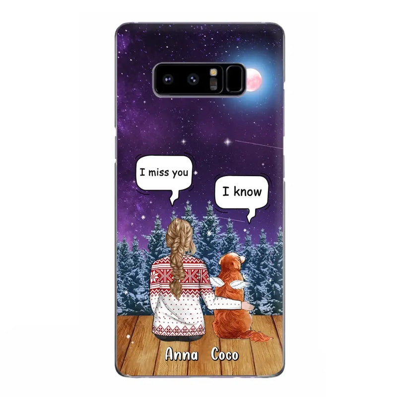 Personalized Memorial Pet Phone Case - Up to 4 Pets - Memorial Gift Idea For Dog/Cat Lover - Case For iPhone/Samsung