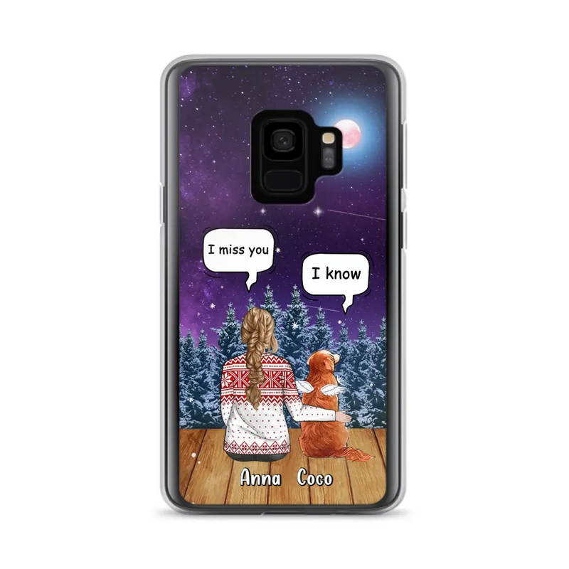 Personalized Memorial Pet Phone Case - Up to 4 Pets - Memorial Gift Idea For Dog/Cat Lover - Case For iPhone/Samsung