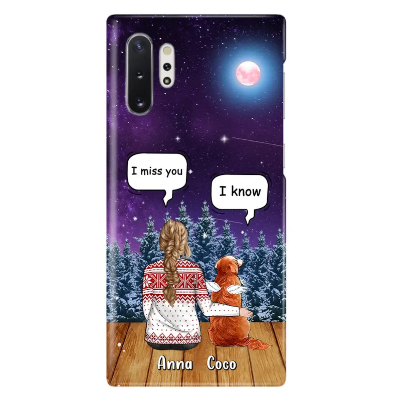 Personalized Memorial Pet Phone Case - Up to 4 Pets - Memorial Gift Idea For Dog/Cat Lover - Case For iPhone/Samsung