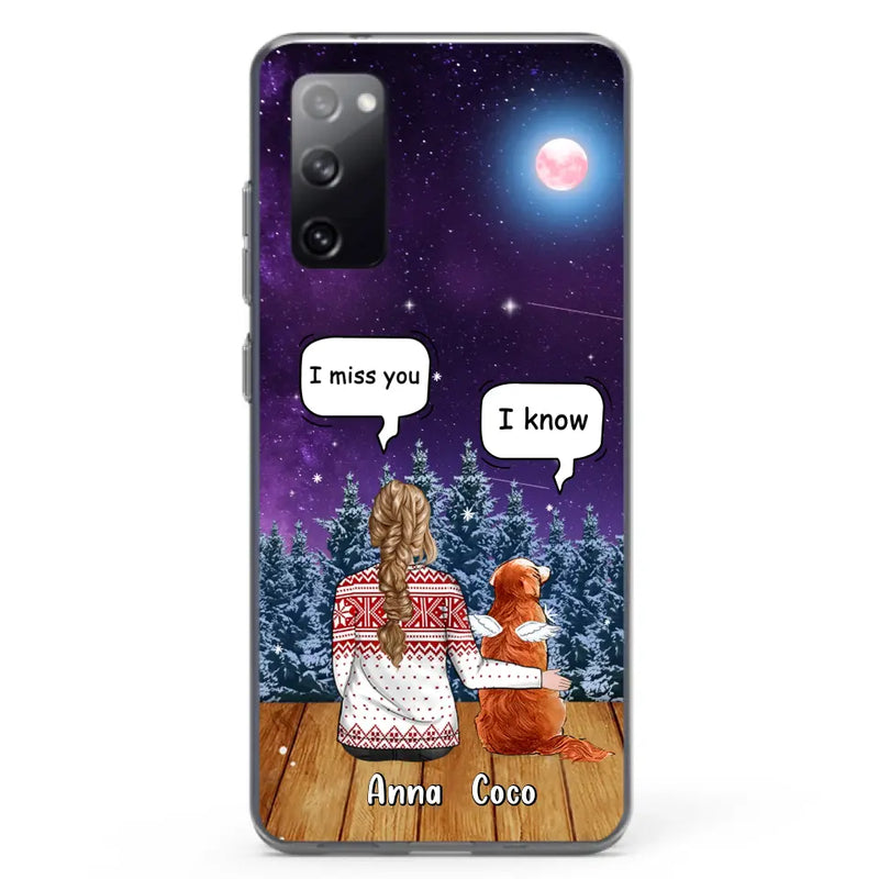 Personalized Memorial Pet Phone Case - Up to 4 Pets - Memorial Gift Idea For Dog/Cat Lover - Case For iPhone/Samsung