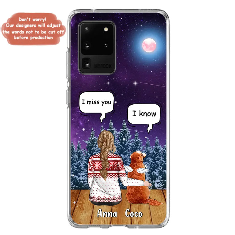 Personalized Memorial Pet Phone Case - Up to 4 Pets - Memorial Gift Idea For Dog/Cat Lover - Case For iPhone/Samsung