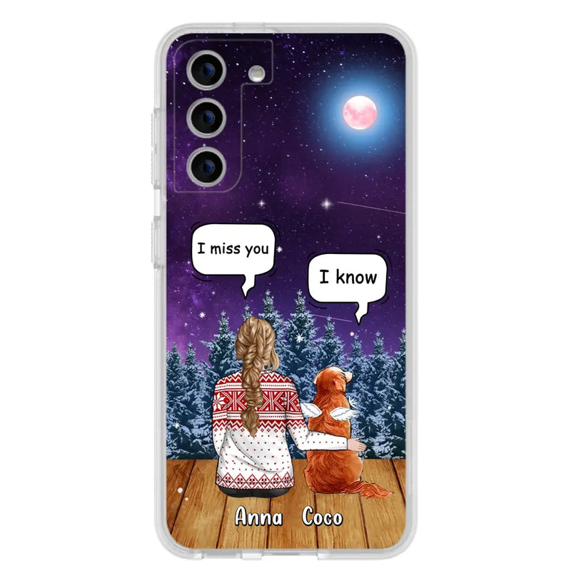 Personalized Memorial Pet Phone Case - Up to 4 Pets - Memorial Gift Idea For Dog/Cat Lover - Case For iPhone/Samsung