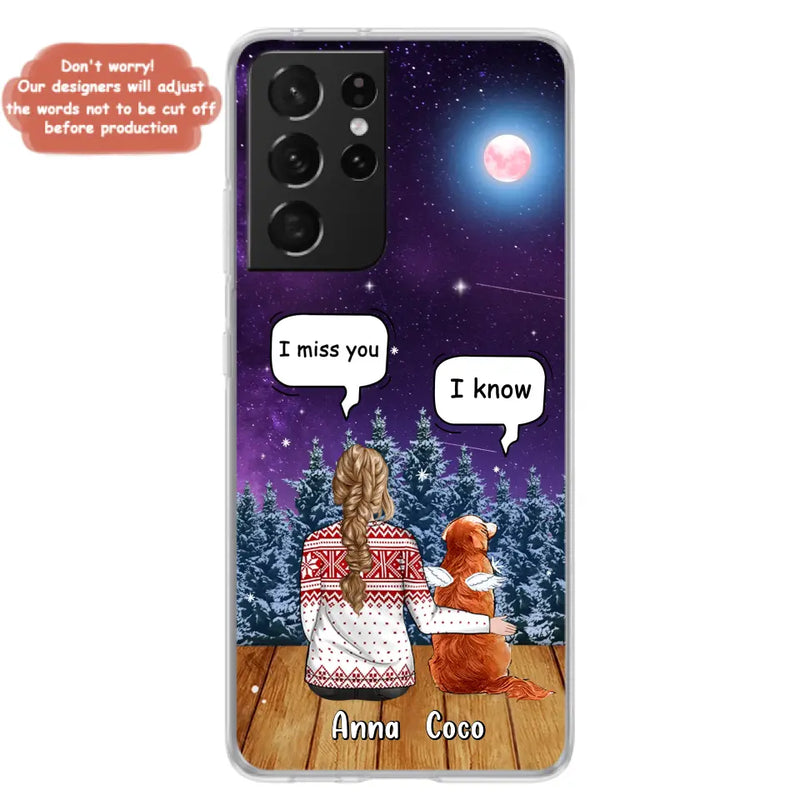 Personalized Memorial Pet Phone Case - Up to 4 Pets - Memorial Gift Idea For Dog/Cat Lover - Case For iPhone/Samsung