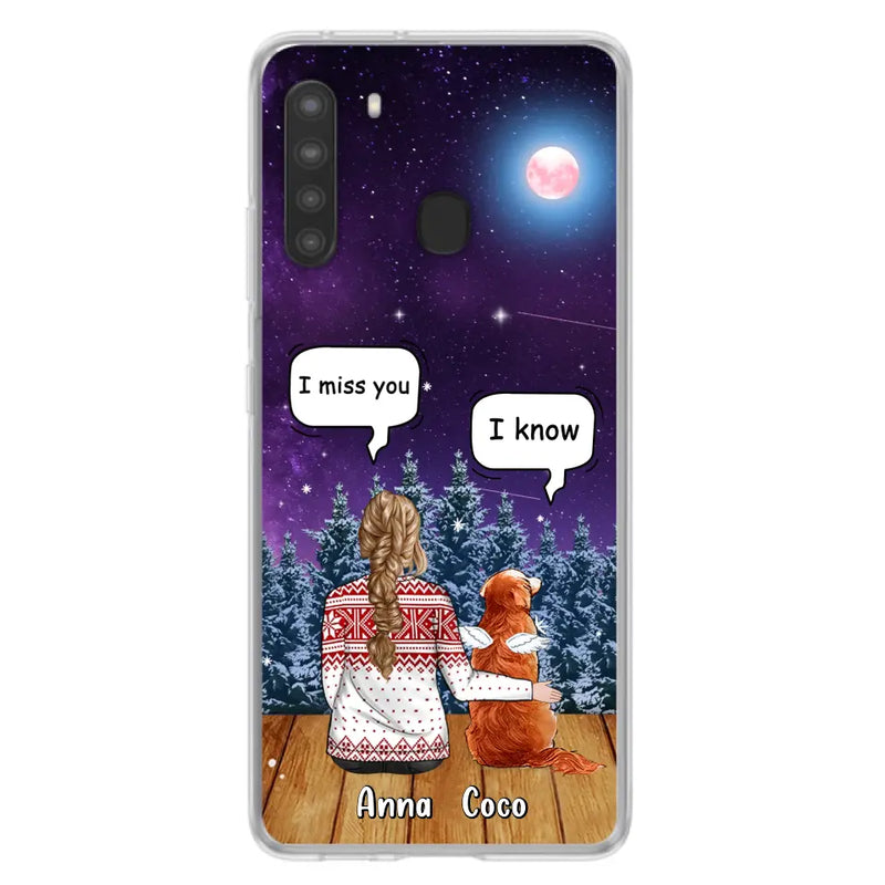 Personalized Memorial Pet Phone Case - Up to 4 Pets - Memorial Gift Idea For Dog/Cat Lover - Case For iPhone/Samsung