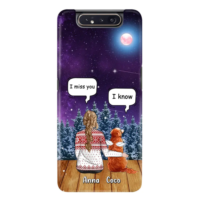 Personalized Memorial Pet Phone Case - Up to 4 Pets - Memorial Gift Idea For Dog/Cat Lover - Case For iPhone/Samsung
