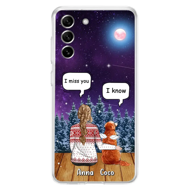 Personalized Memorial Pet Phone Case - Up to 4 Pets - Memorial Gift Idea For Dog/Cat Lover - Case For iPhone/Samsung