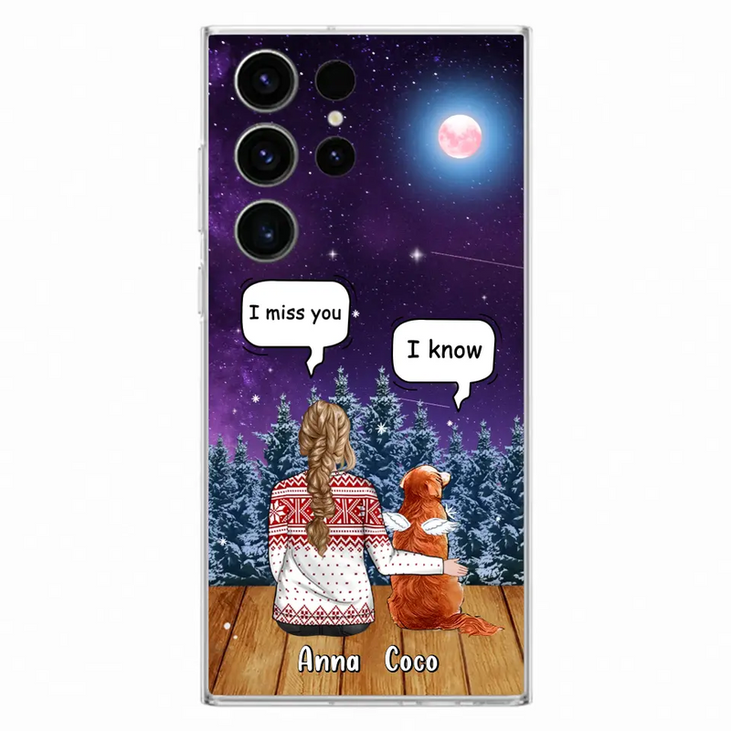 Personalized Memorial Pet Phone Case - Up to 4 Pets - Memorial Gift Idea For Dog/Cat Lover - Case For iPhone/Samsung
