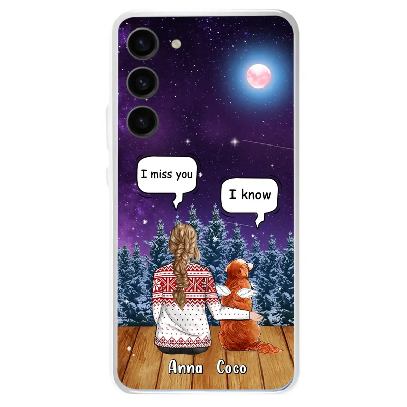 Personalized Memorial Pet Phone Case - Up to 4 Pets - Memorial Gift Idea For Dog/Cat Lover - Case For iPhone/Samsung