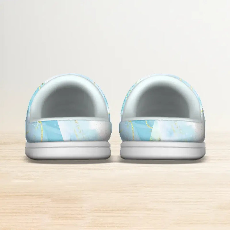 Personalized Newlywed/Enaged Couple Plush Slippers - Gift Idea For Couple - I Said Yes