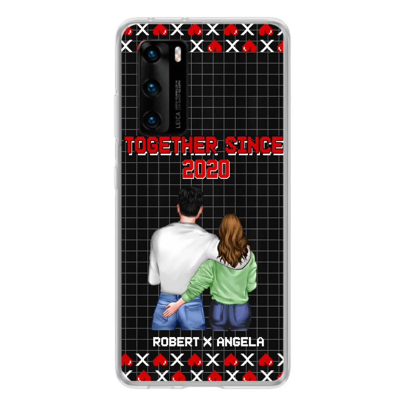Personalized Couple Phone Case - Gift Idea For Couple/Valentines Day - Together Since 2020 - Case For Oppo/Xiaomi/Huawei