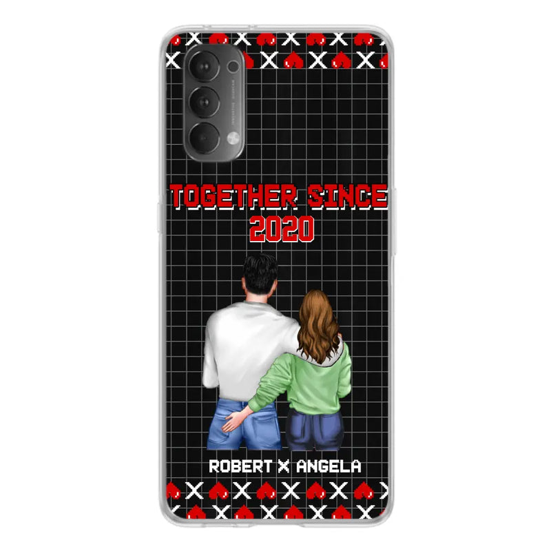 Personalized Couple Phone Case - Gift Idea For Couple/Valentines Day - Together Since 2020 - Case For Oppo/Xiaomi/Huawei