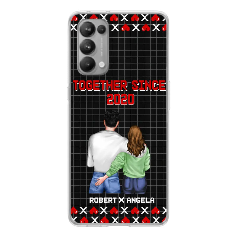 Personalized Couple Phone Case - Gift Idea For Couple/Valentines Day - Together Since 2020 - Case For Oppo/Xiaomi/Huawei