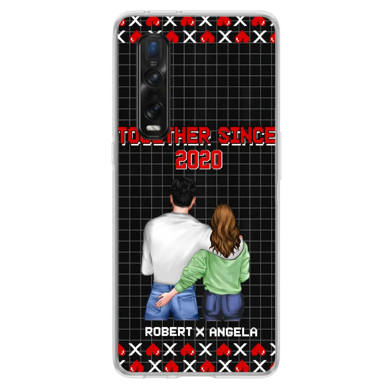 Personalized Couple Phone Case - Gift Idea For Couple/Valentines Day - Together Since 2020 - Case For Oppo/Xiaomi/Huawei