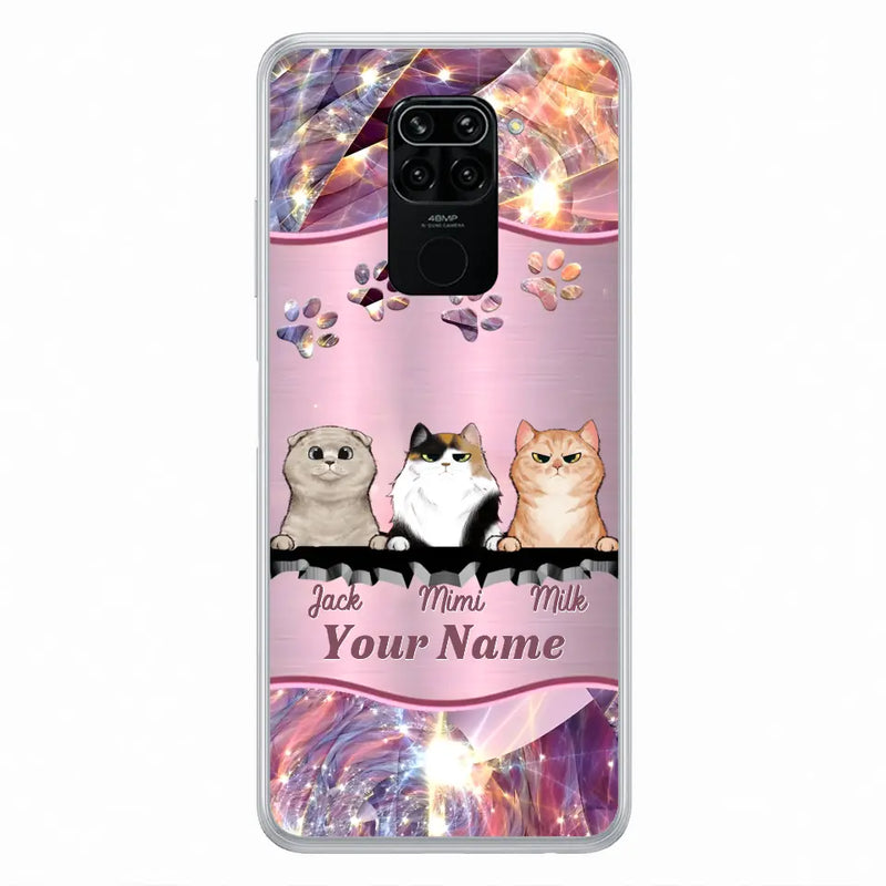 Personalized Cats Phone Case - Gift Idea For Cat Lover - Up to 3  Cats - Cases For Oppo/Xiaomi/Huawei