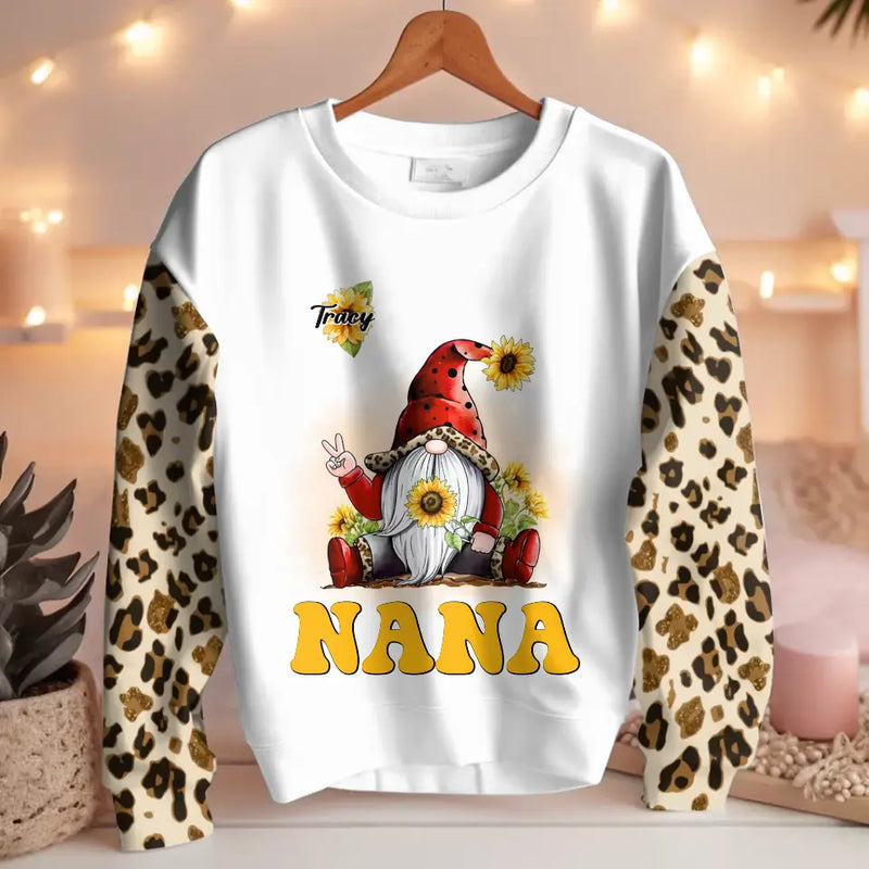Personalized Nana Sweater - Christmas Gift Idea For Grandma/Mom - Up to 10 Kids