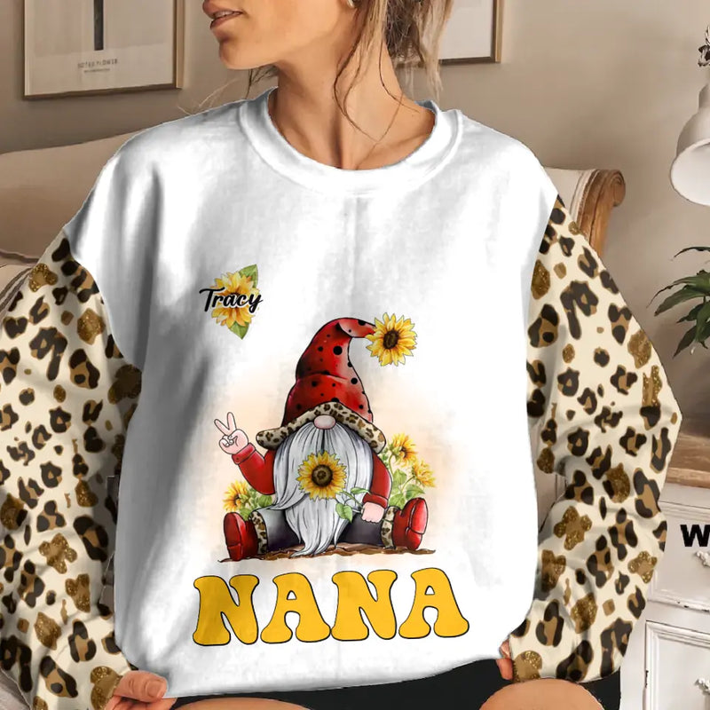 Personalized Nana Sweater - Christmas Gift Idea For Grandma/Mom - Up to 10 Kids