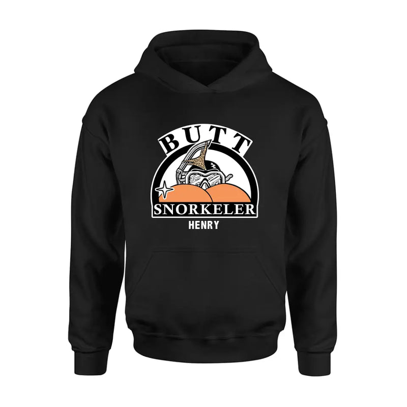 Personalized Butt Snorkeler T-Shirt/Long Sleeve/Sweatshirt/Hoodie - Funny Gift Idea For Couple/Him/Her