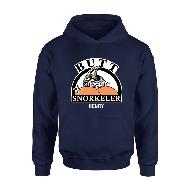 Personalized Butt Snorkeler T-Shirt/Long Sleeve/Sweatshirt/Hoodie - Funny Gift Idea For Couple/Him/Her