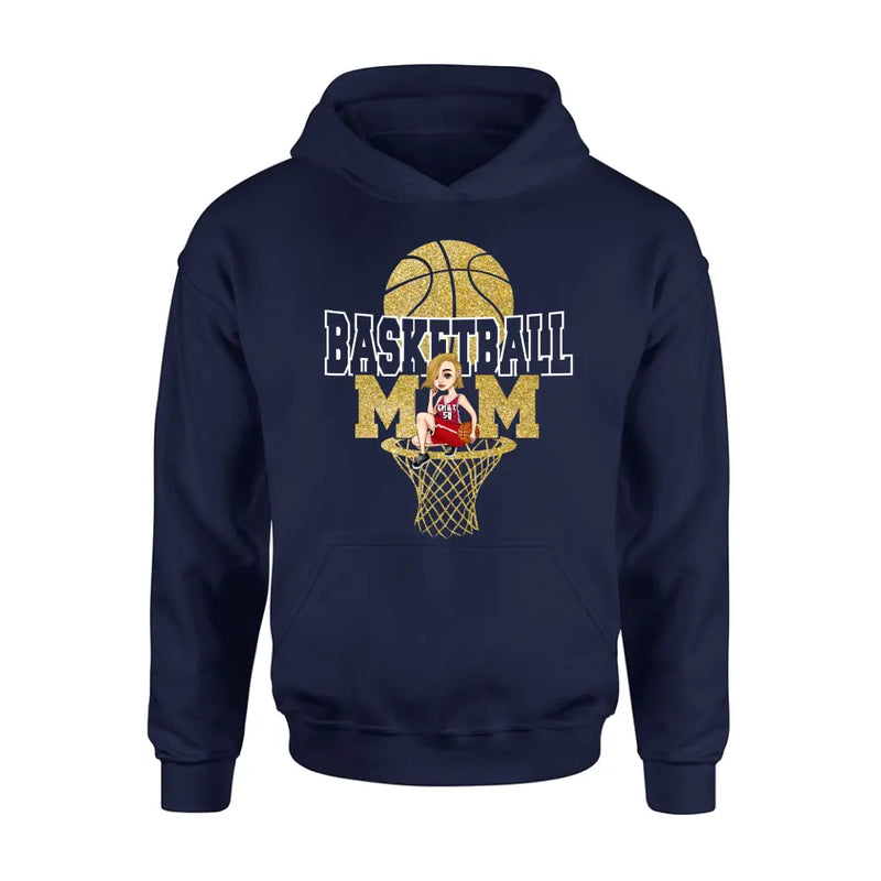 Personalized Basketball Mom Shirt/Hoodie - Gift Idea For Mom/Basketball Lover