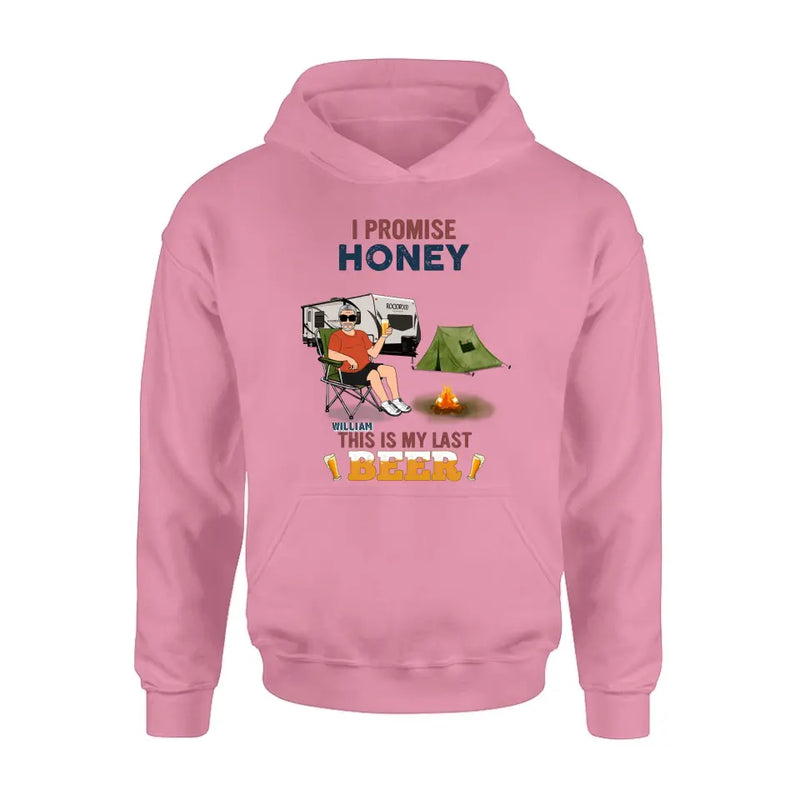 Personalized Camping Dad Drunk Shirt/Pullover Hoodie - Father's Day Gift Idea For Camping Lover - Camping Dad Just Like A Normal Dad Except Much Cooler