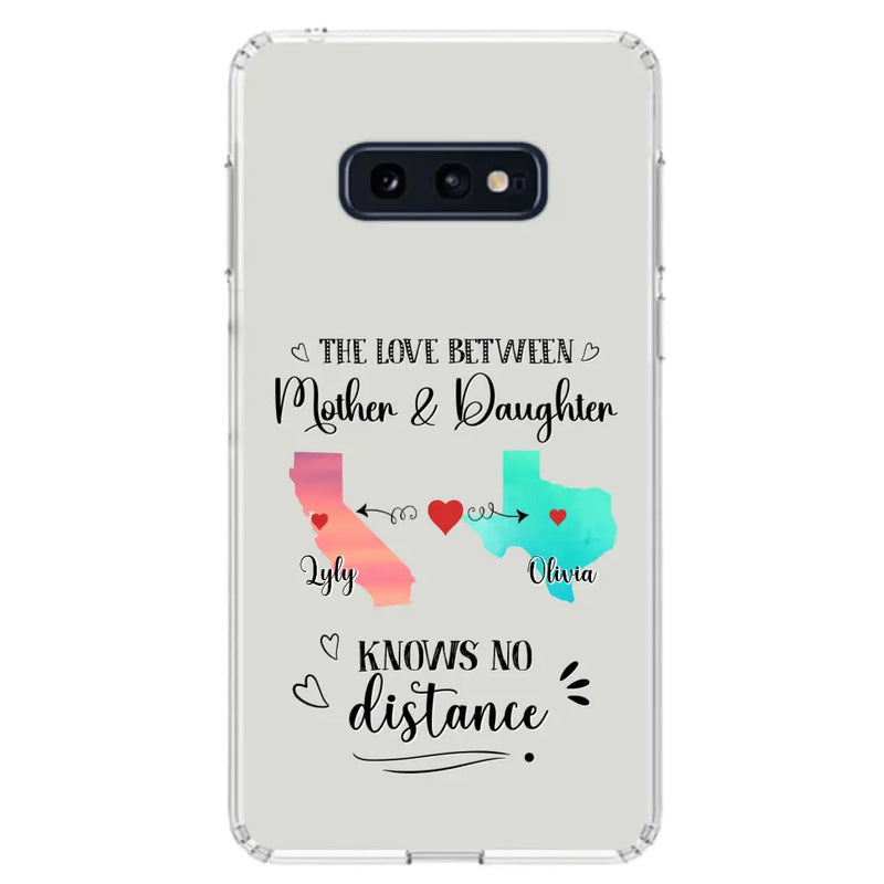 Custom Personalized Mother Daughter Long Distance Phone Case - Gift Idea For Mother And Daughter - Case For iPhone And Samsung
