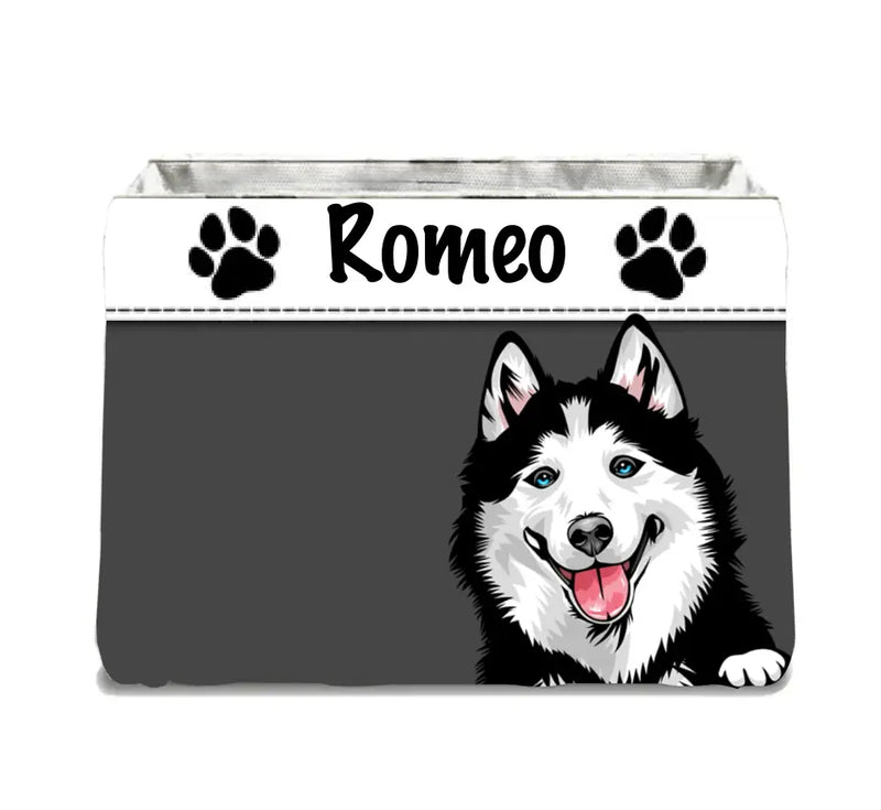 Personalized Dog Storage Box - Gift Idea for Dog Lovers