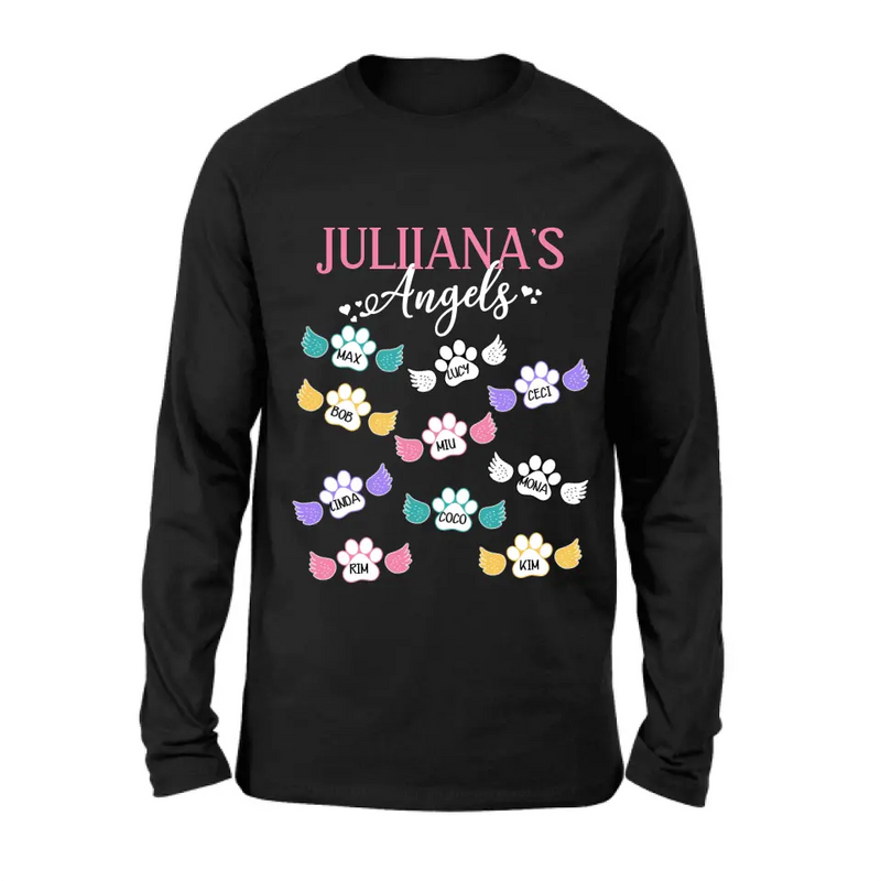 Personalized Angels Shirt/Hoodie - Up to 10 Pets/Kids - Mother's Day Gift Idea