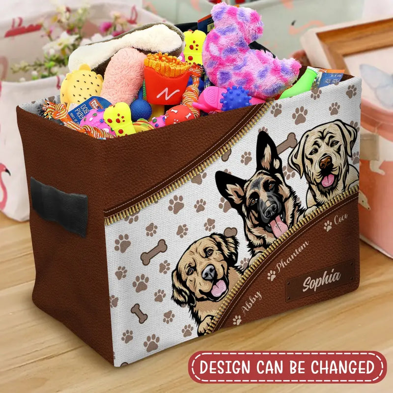 Personalized Pet Storage Box - 
Up to 3 Dogs/Cats - Mother's Day/Father's Day Gift for Dog/Cat Lovers