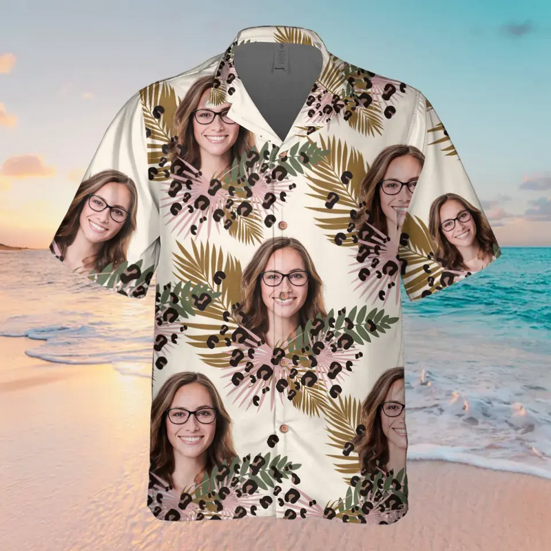 Personalized Photo Hawaiian Shirt - Birthday/Mother's Day/Father's Day Gift Idea