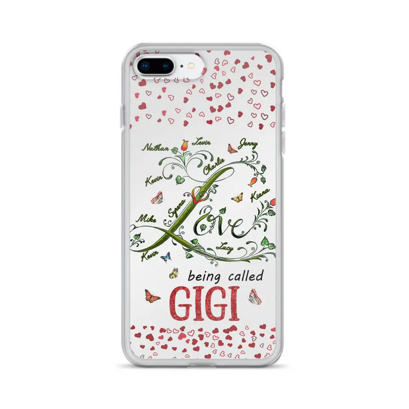 Personalized Grandma Phone Case - Up to 10 Kids - Mother's Day Gift Idea For Grandma - Love Being Called Grandma