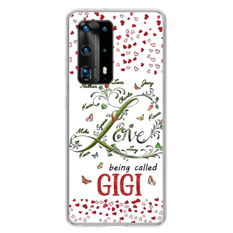 Personalized Grandma Phone Case - Up to 10 Kids - Mother's Day Gift Idea For Grandma - Love Being Called Grandma - Case For Oppo/ Huawei/ Xiaomi