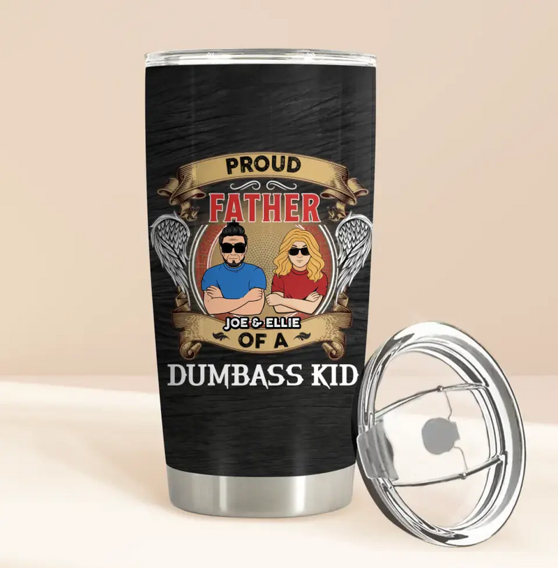 Personalized Dad/Mom And Daughter/Son Tumbler - Gift Idea For Father's Day/Mother's Day From Daughter/Son