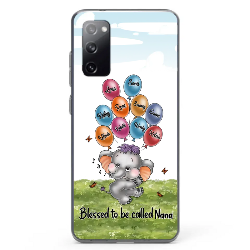 Personalized Grandma Phone Case - Up to 10 Kids - Gift Idea for Grandma/Mother's Day - Blessed To Be Called Nana