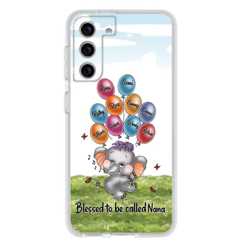 Personalized Grandma Phone Case - Up to 10 Kids - Gift Idea for Grandma/Mother's Day - Blessed To Be Called Nana