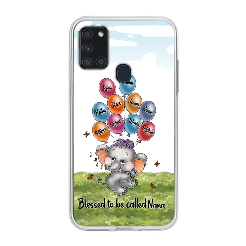 Personalized Grandma Phone Case - Up to 10 Kids - Gift Idea for Grandma/Mother's Day - Blessed To Be Called Nana