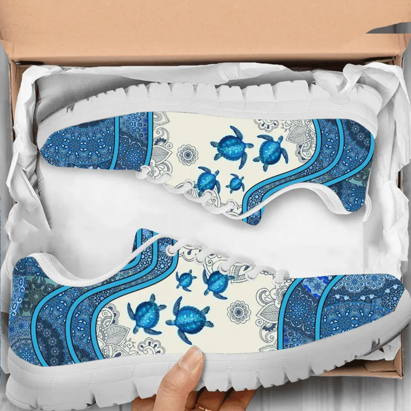 Personalized Turtle Sneakers - Gift Idea For Turtle Lover