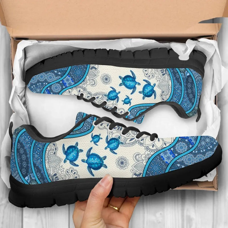 Personalized Turtle Sneakers - Gift Idea For Turtle Lover