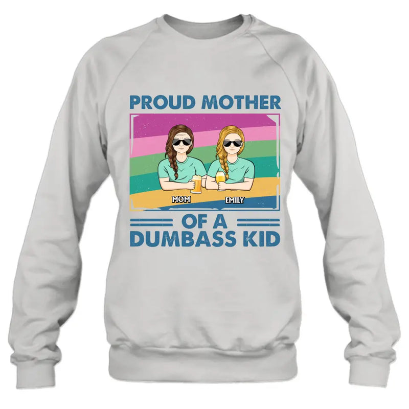 Personalized Proud Mother Shirt/Hoodie - Up to 4 Kids - Mother's Day Gift For Grandma/Mom - Proud Mother Of A Few Kids
