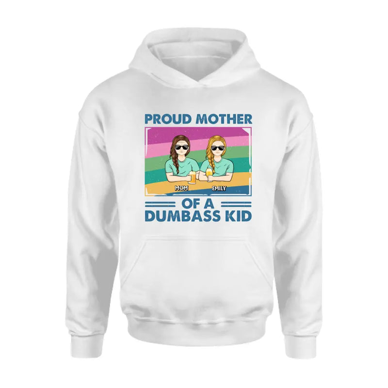 Personalized Proud Mother Shirt/Hoodie - Up to 4 Kids - Mother's Day Gift For Grandma/Mom - Proud Mother Of A Few Kids