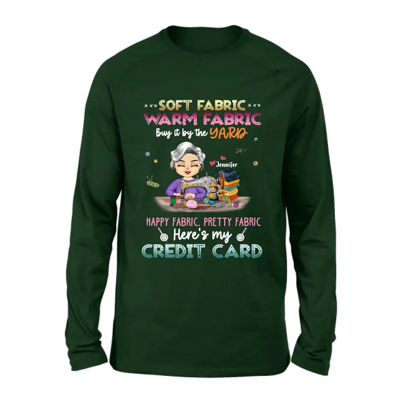 Personalized Sewing Shirt/Hoodie - Mother's Day Gift Idea for Mom/Grandma - Soft Fabric Warm Fabric Buy It By The Yard