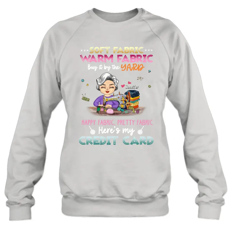 Personalized Sewing Shirt/Hoodie - Mother's Day Gift Idea for Mom/Grandma - Soft Fabric Warm Fabric Buy It By The Yard