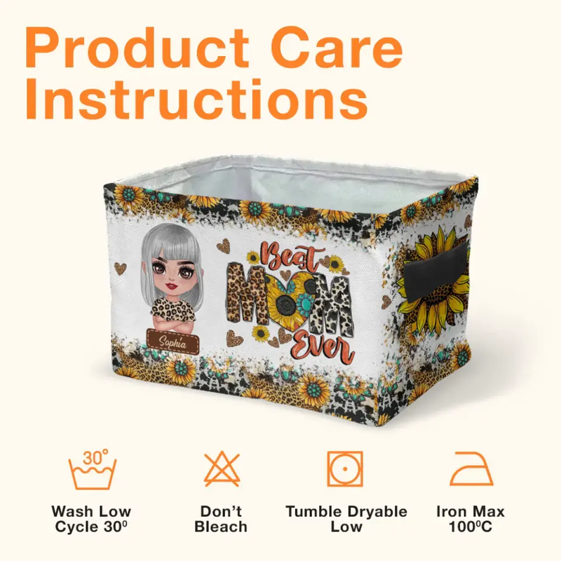 Personalized Mom Storage Box - Mother's Day Gift Idea - Best Mom Ever