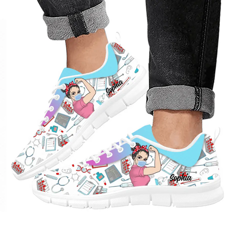 Personalized Nurse Sneakers - Birthday Gift Idea For Nurse