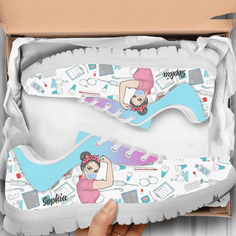 Personalized Nurse Sneakers - Birthday Gift Idea For Nurse