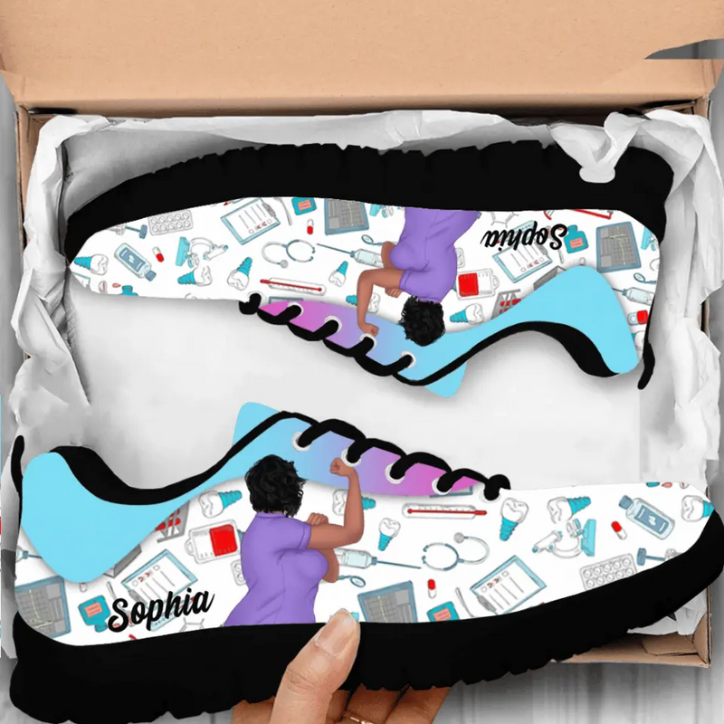 Personalized Nurse Sneakers - Birthday Gift Idea For Nurse